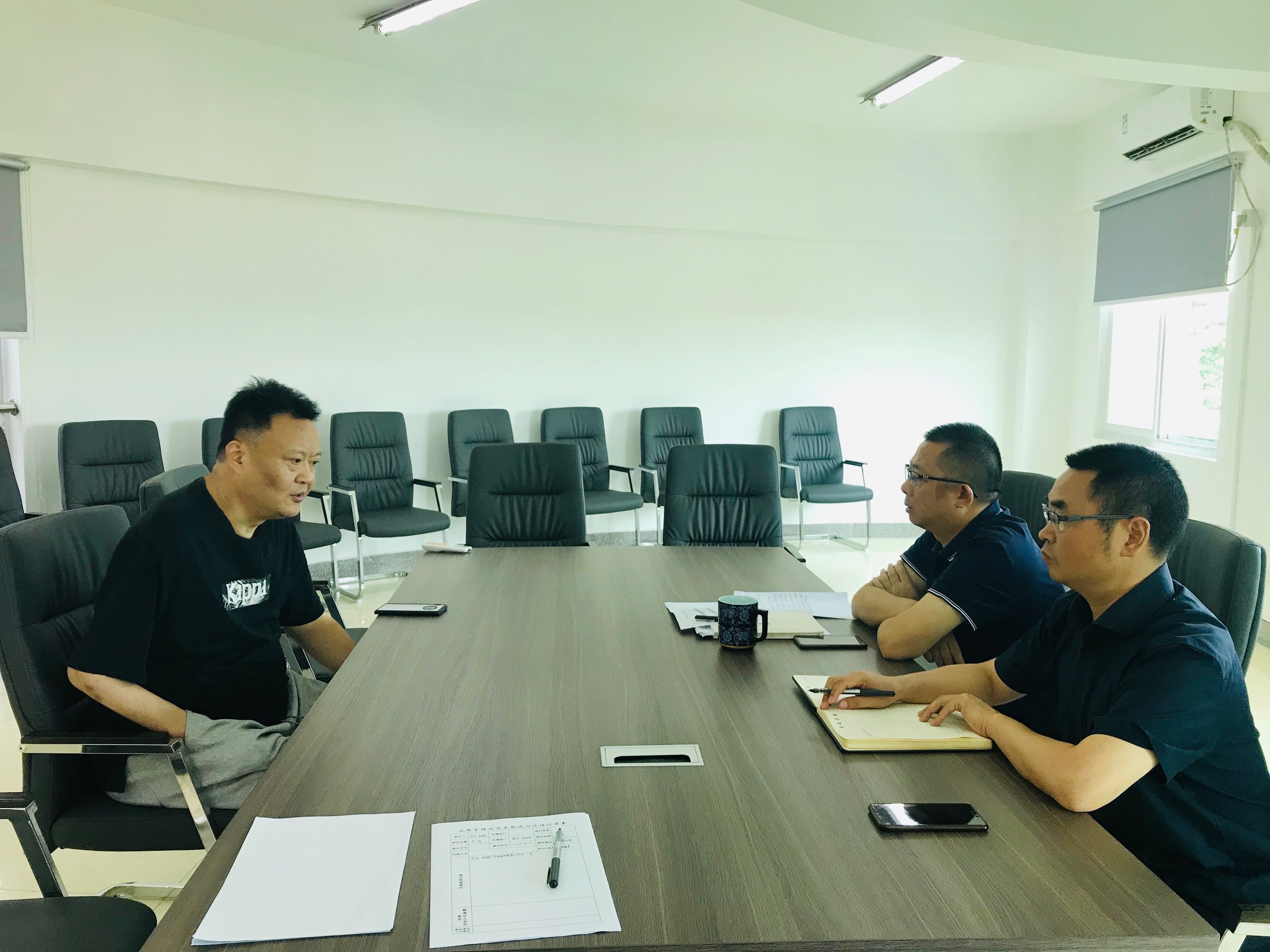 2021.7.22+成都管理處開展談心談話 做實(shí)心靈文章