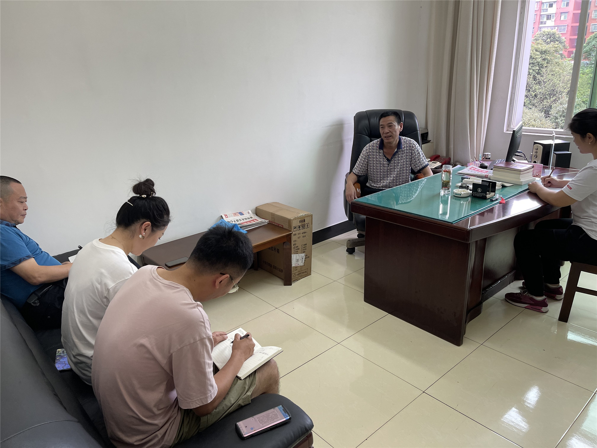 紀檢工作部+成渝分公司紀委組織開展國慶節前廉潔談心談話_副本