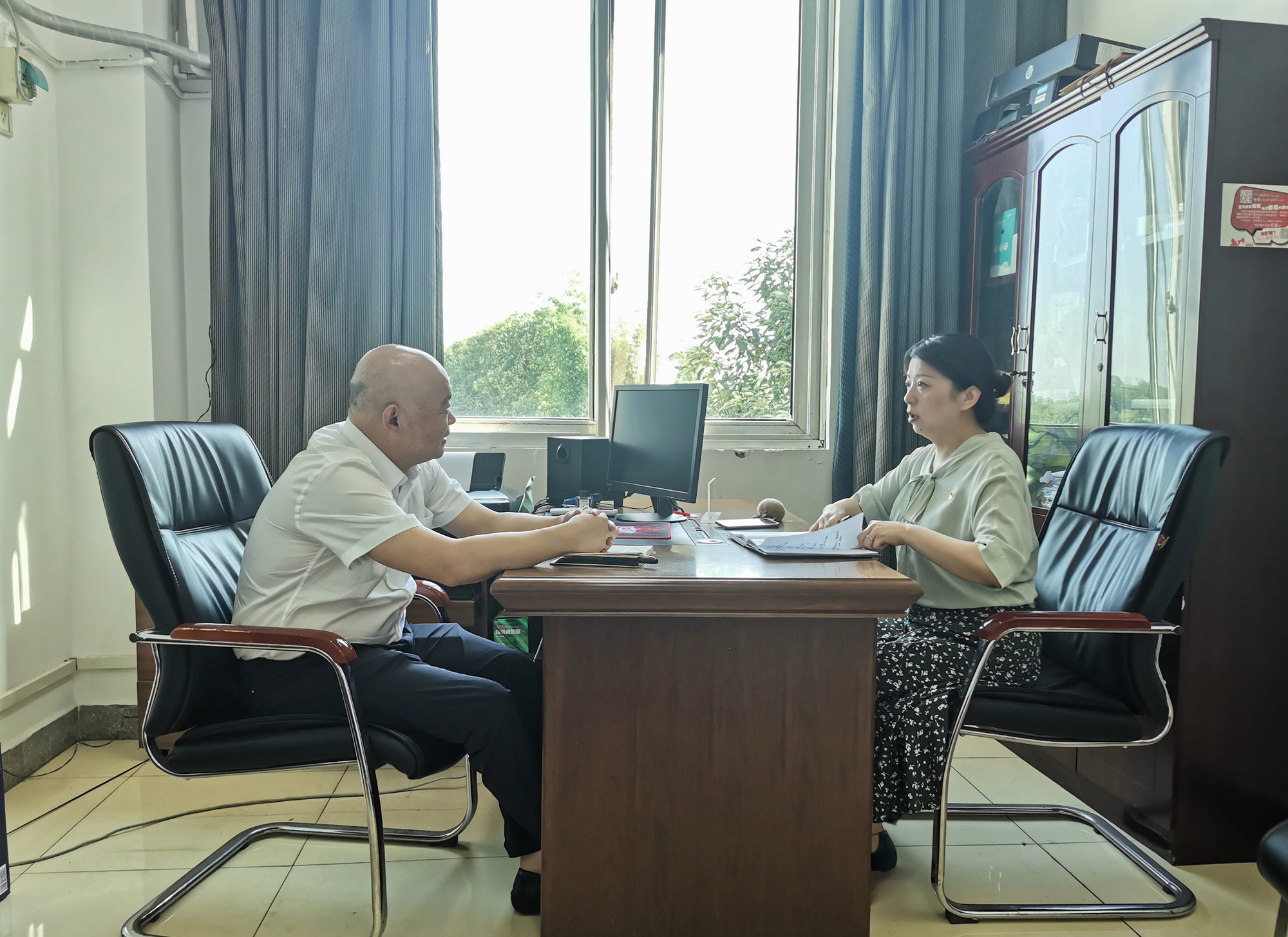 2022.6.28+開展暖心談話 助力紀檢隊伍建設