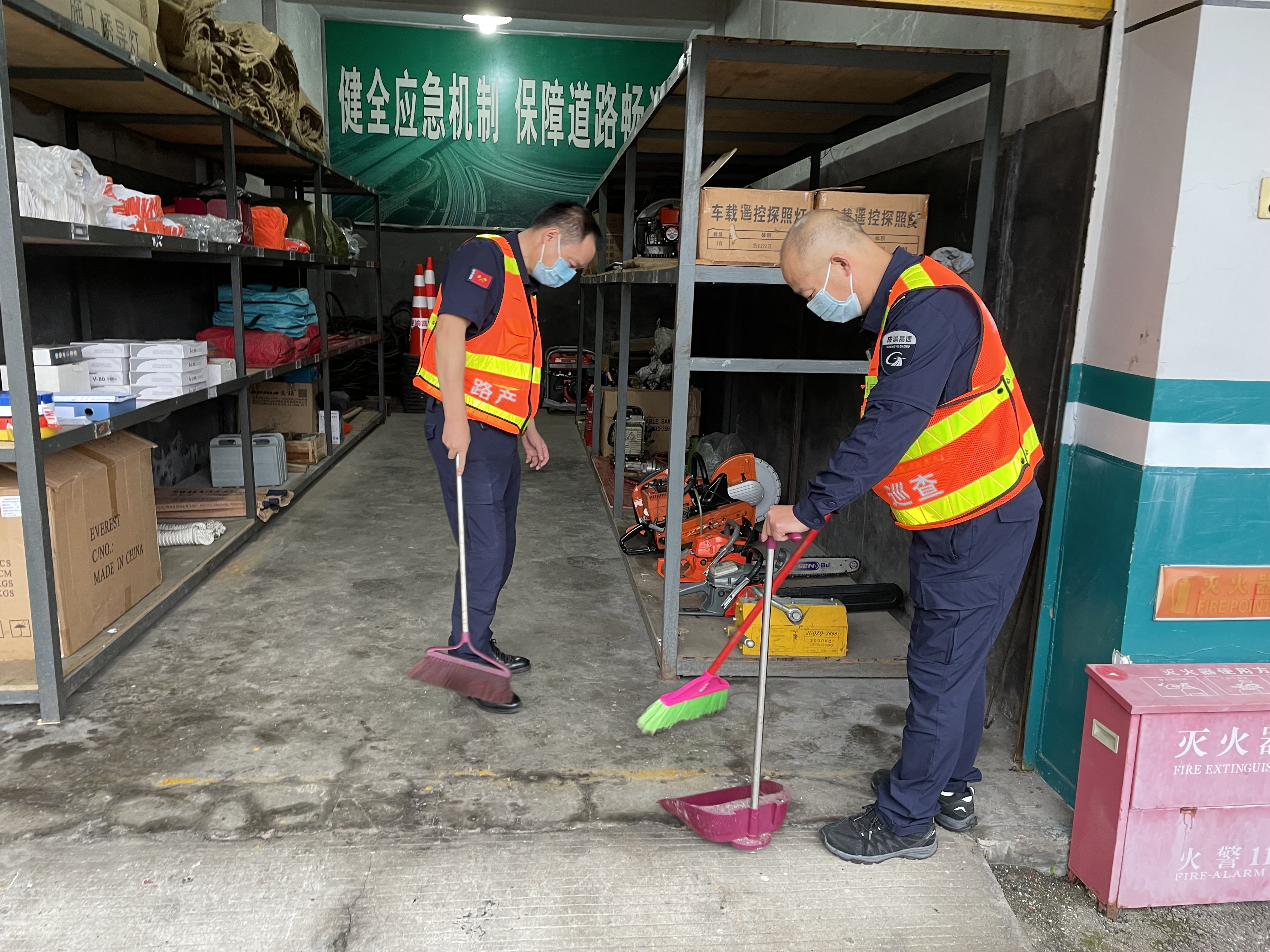 成都管理處路產管護中隊多舉措強化駐地管理